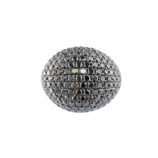 Black Diamond Dune Ring