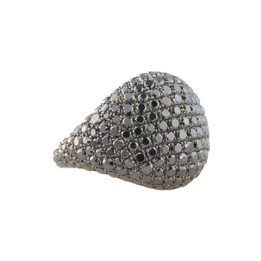 Black Diamond Dune Ring