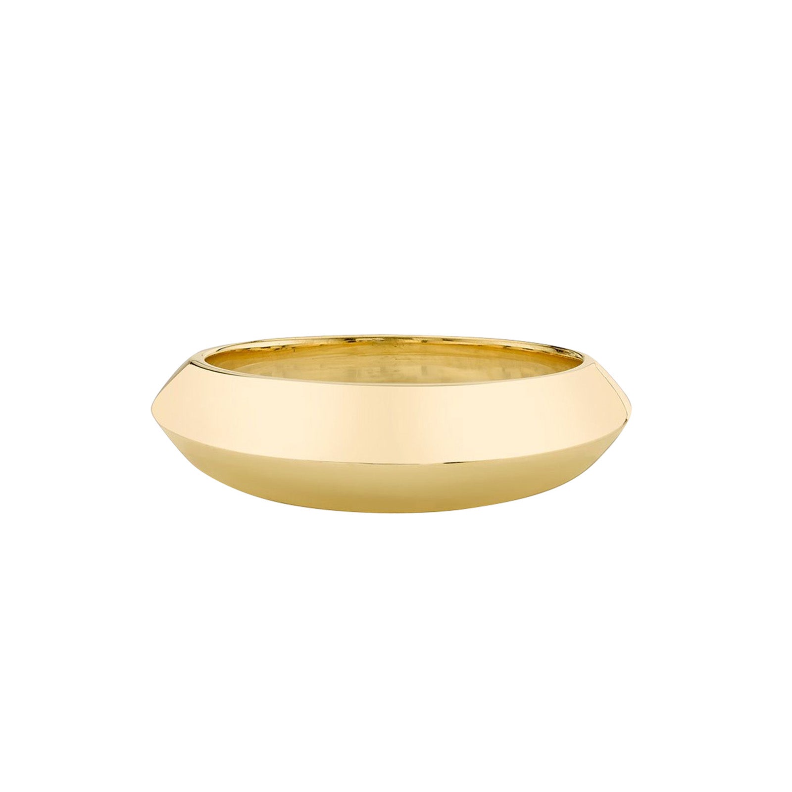 Lizzie Mandler Knife Edge Crescent Ring - Rings - Broken English Jewelry