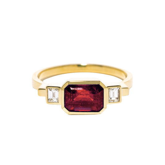 African Ruby Ring - Main Img