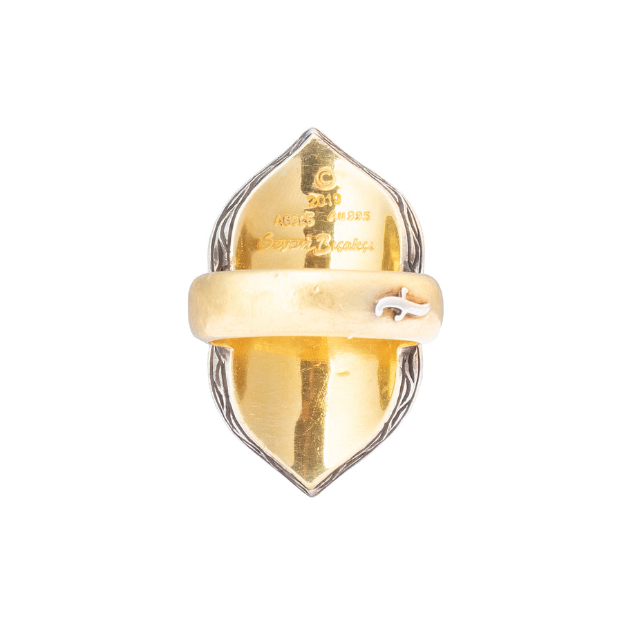 Sevan Bıçakçı Theodora Fancy Diamond Shield Ring - Rings - Broken English Jewelry
