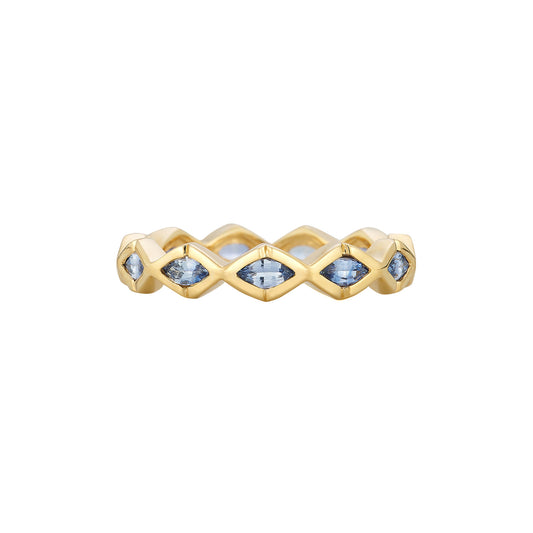 Water Dreamscapes Stacking Ring - Blue Sapphire - Main Img