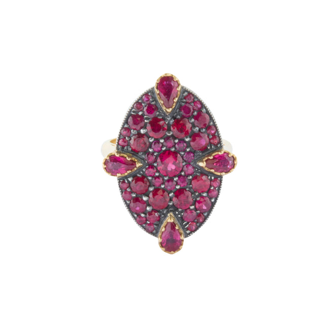 Oval Cobblestone Ring