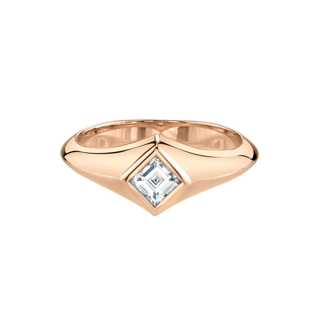 指輪・リング Lizzie Mandler Horizontal baguette diamond ring Alternating Tapered Baguette Eternity Band - Lizzie Mandler