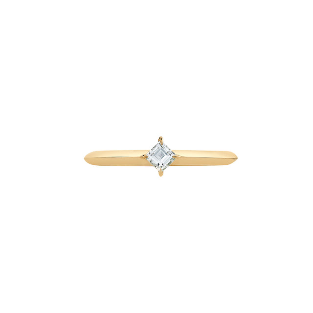Diamond Knife Edge Ring