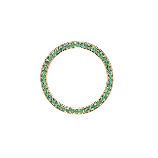 All Over Band Ring - Emerald