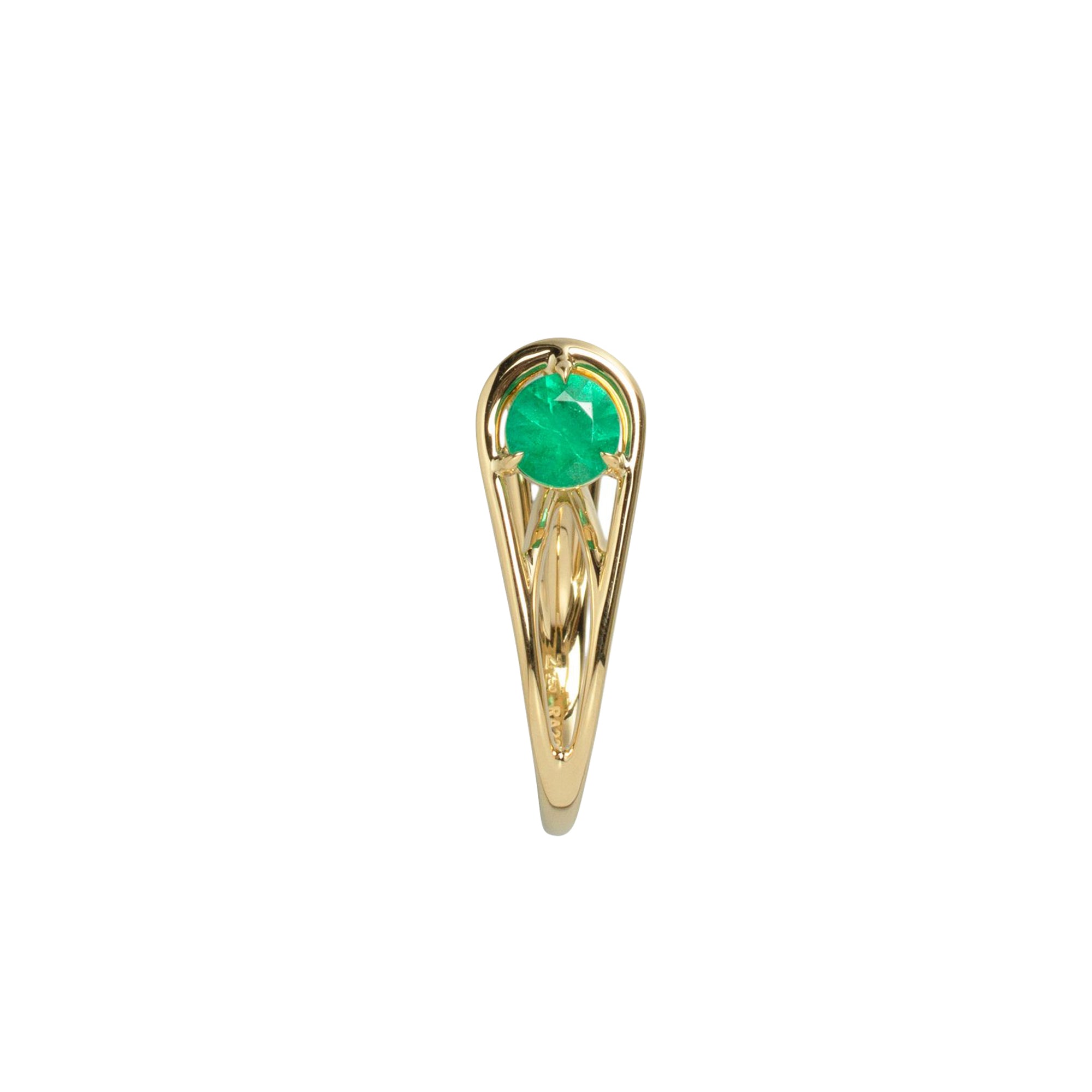 Emerald Knuckle Ring