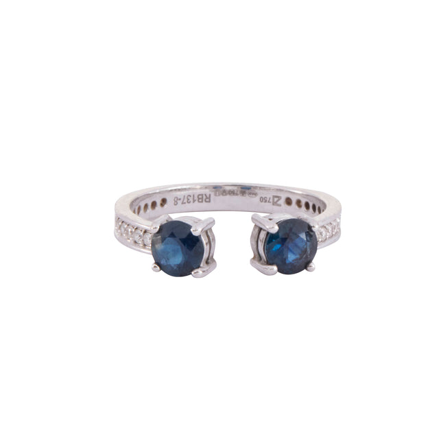 Sapphire Twin Ring