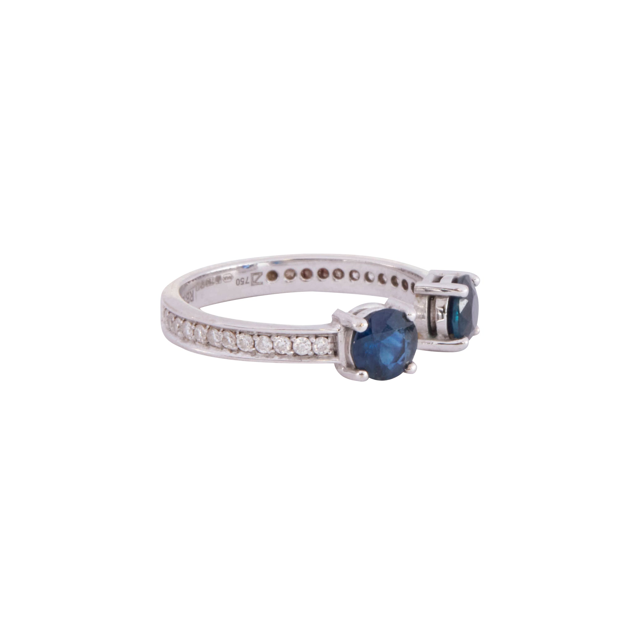 Sapphire Twin Ring