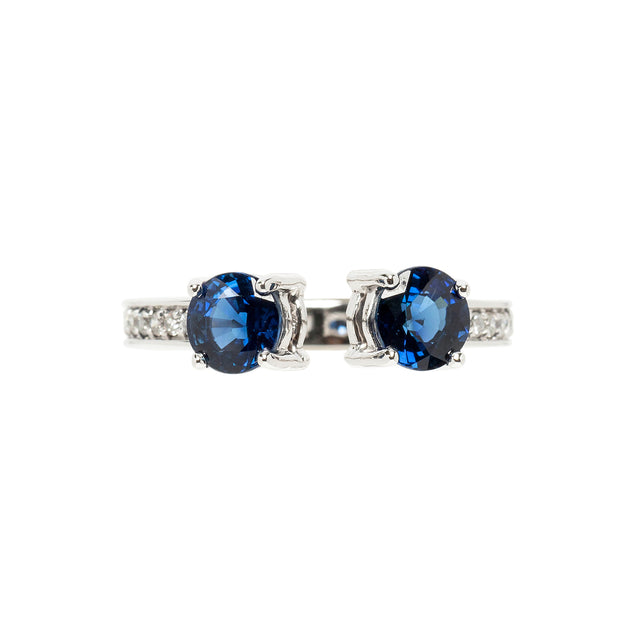 Sapphire Twin Ring
