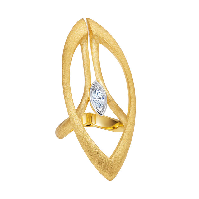 Mike Joseph Eye Motif Ring - Rings - Broken English Jewelry front view