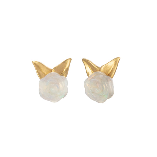 Opal Rose Garden Stud Earrings - Main Img