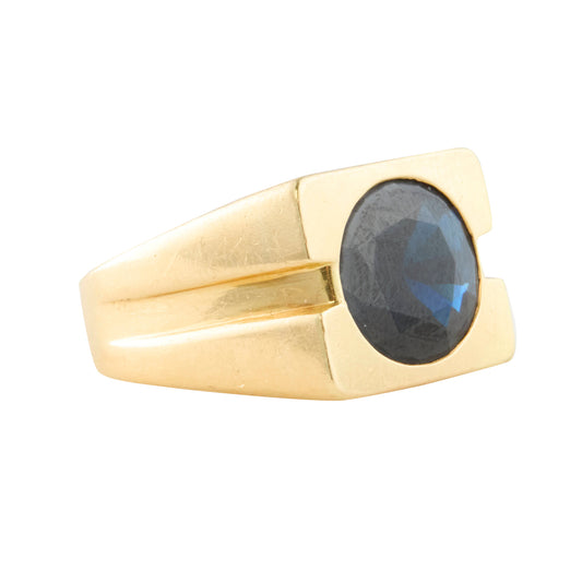 Chaumet Sapphire Tank Cocktail Ring