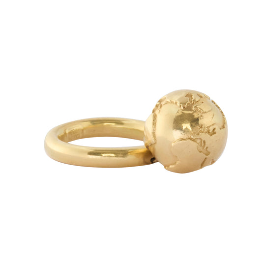 Globe Dangle Ring