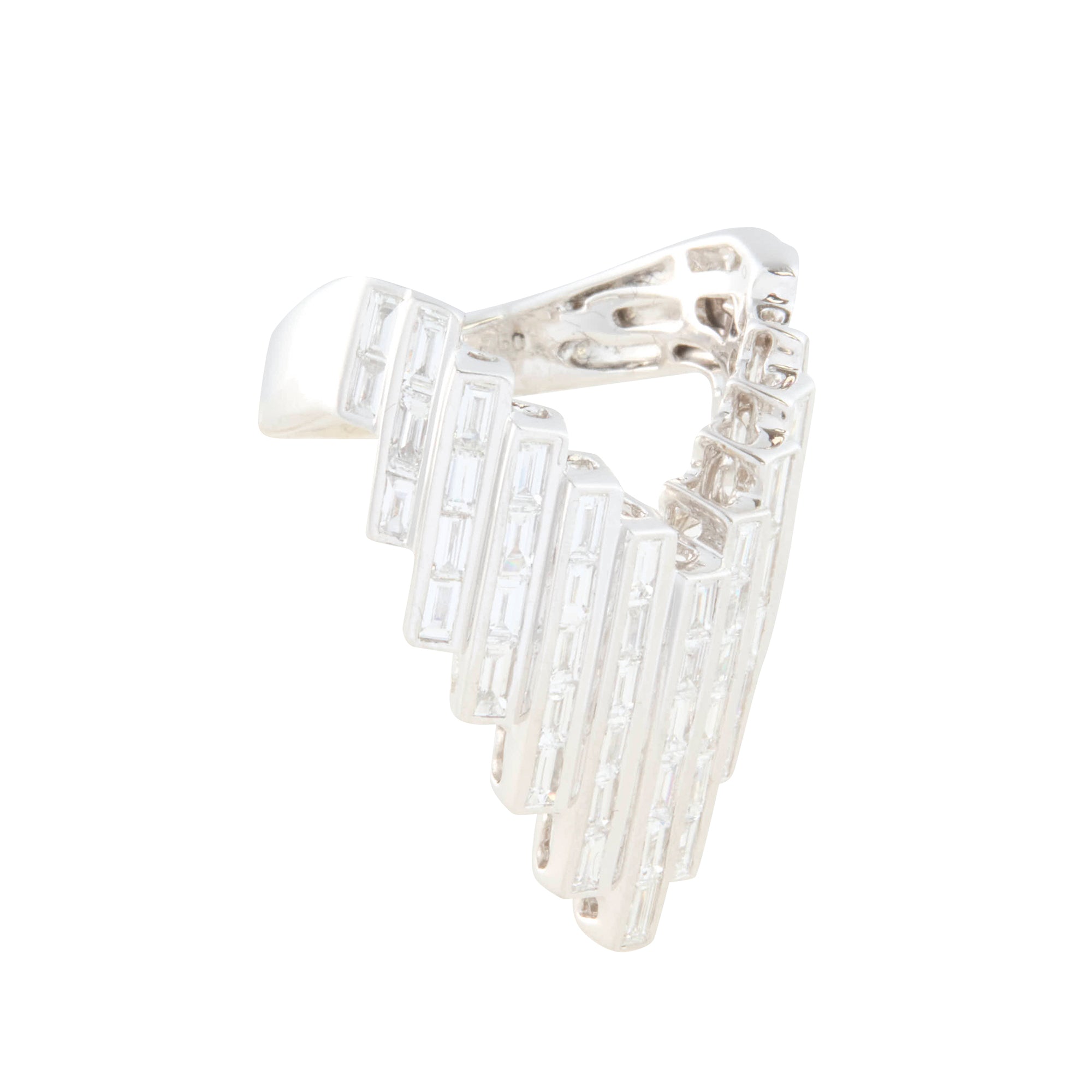 Baguette Diamond Galaxy Ring