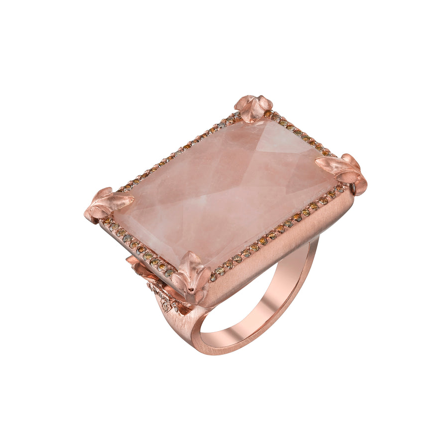 Fleur D'Lis Cocktail Ring - Rose Gold