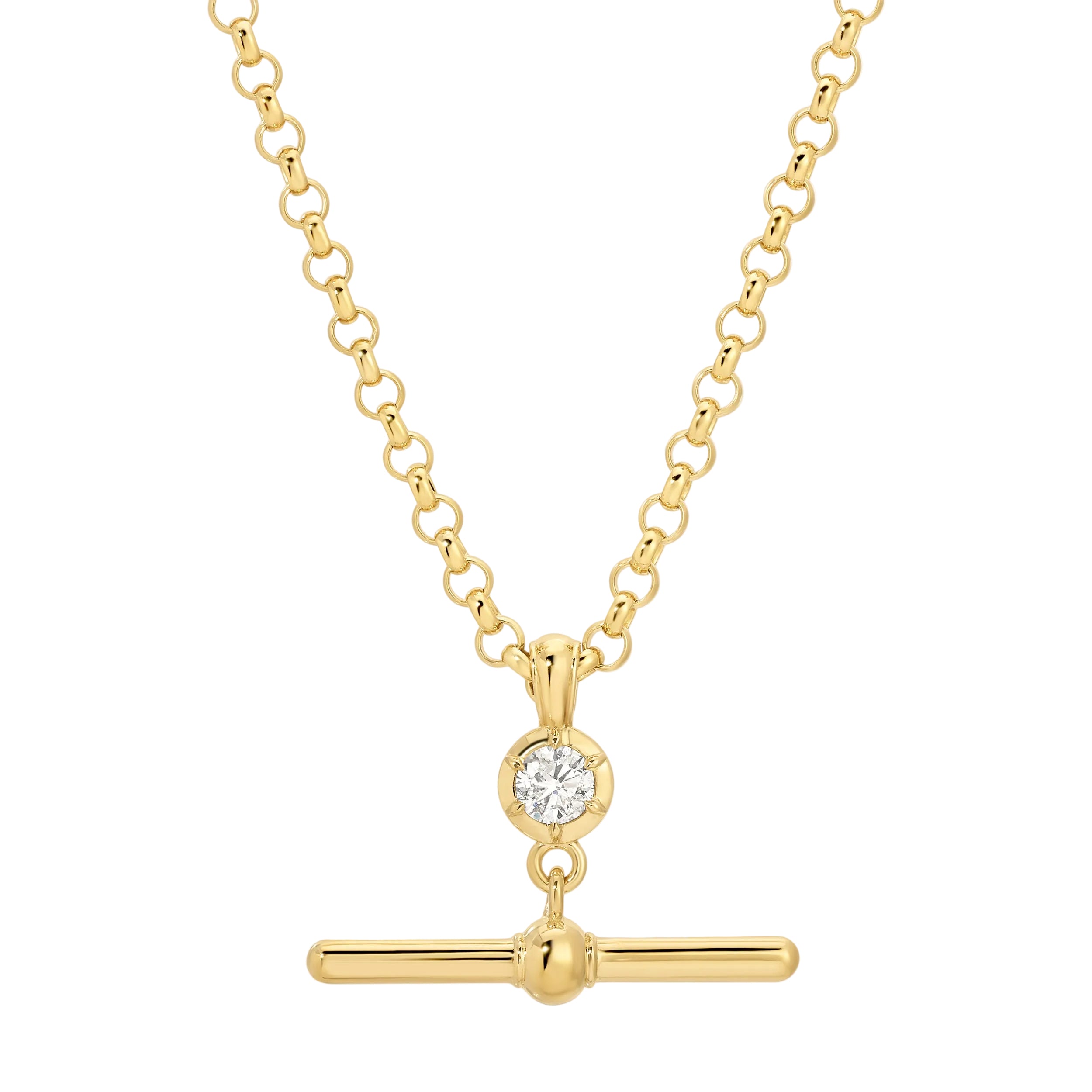 Diamond Barre Necklace