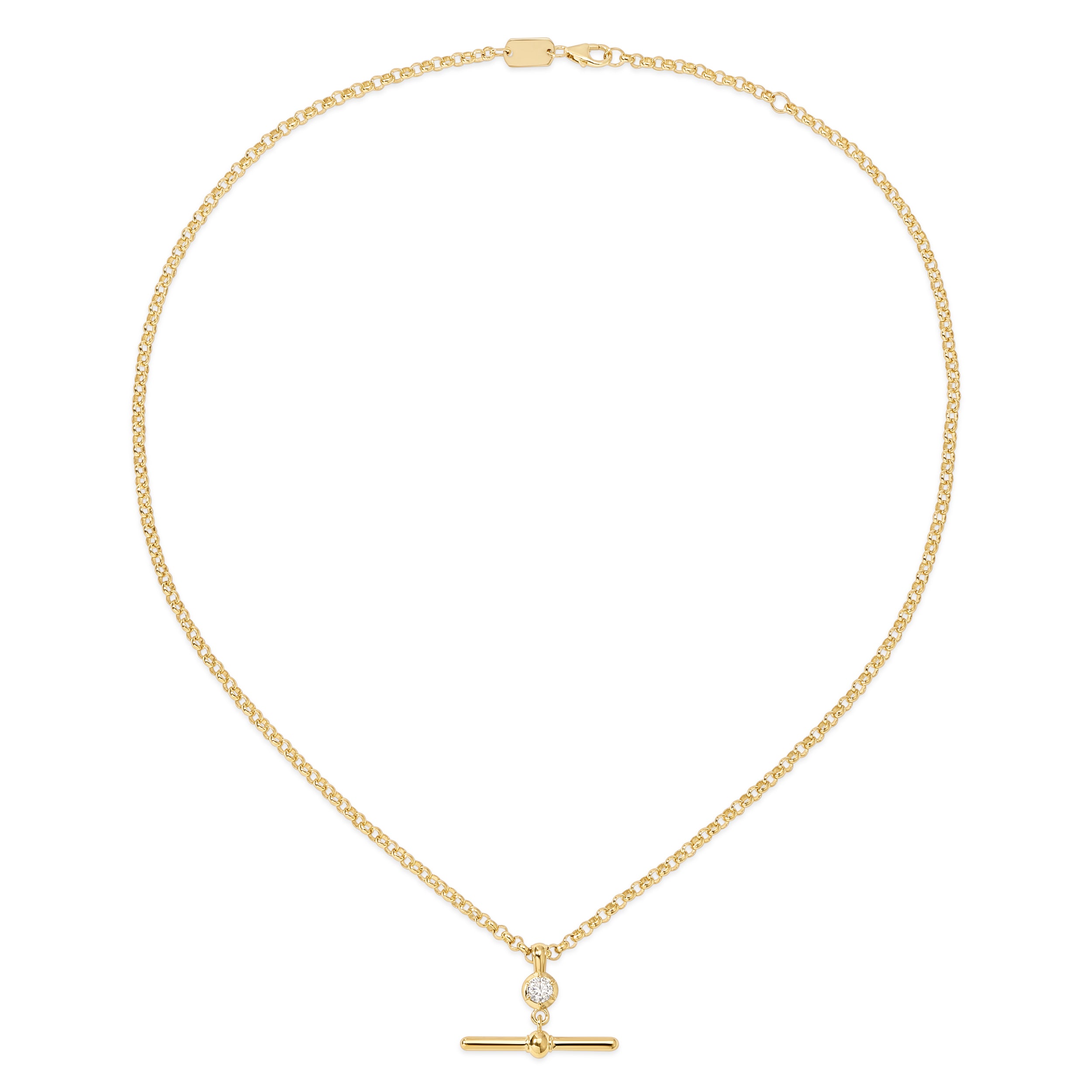 Diamond Barre Necklace