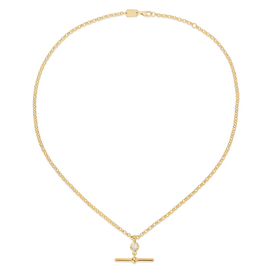 Diamond Barre Necklace