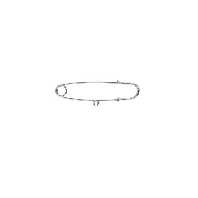 Prasi Mini Saudade Safety Pin Earring, top view