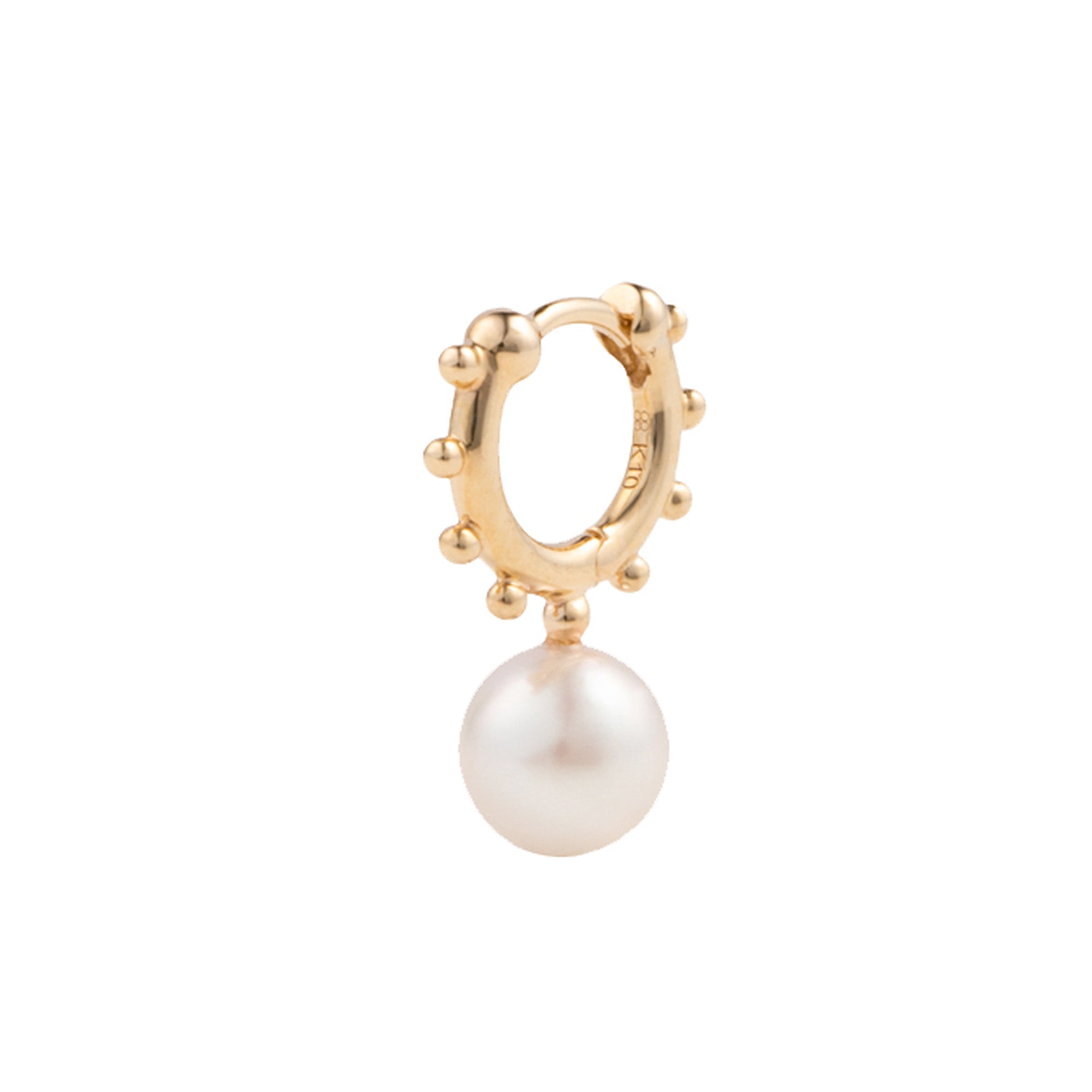 Pearl Sea Anemone Earring