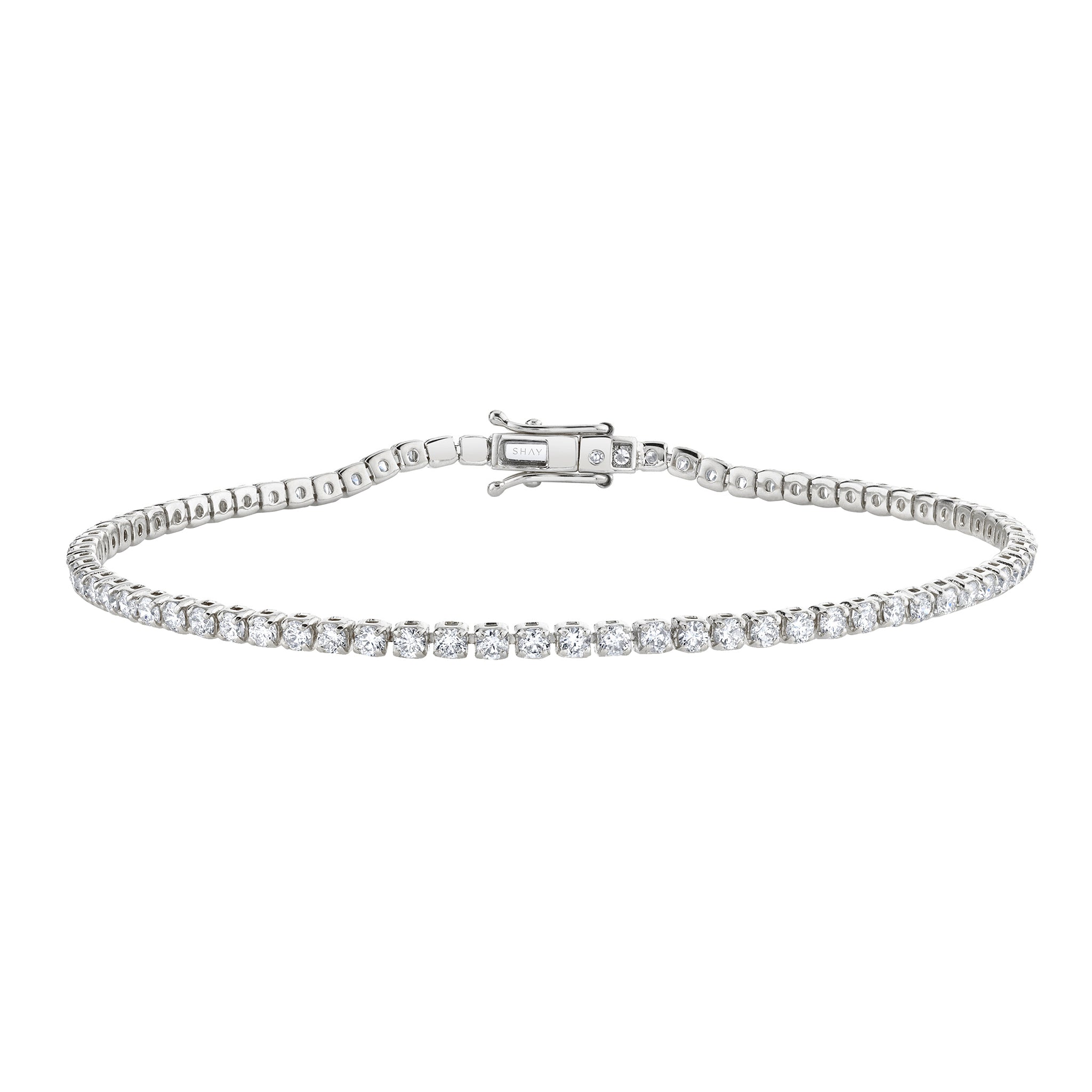 Single Line Diamond Thread Bracelet