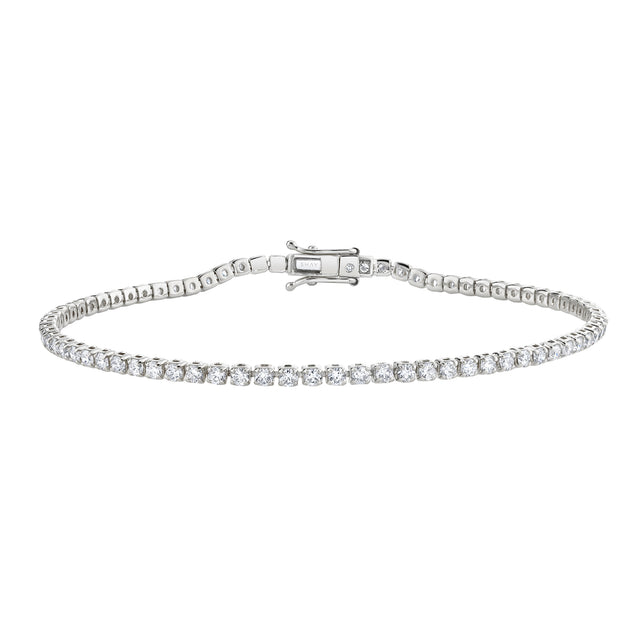 Single Line Diamond Thread Bracelet