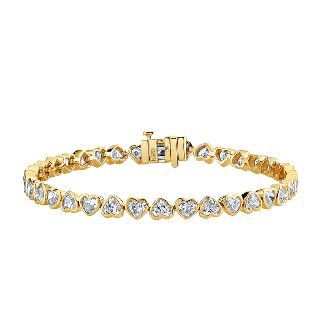 Mini Heart Tennis Bracelet