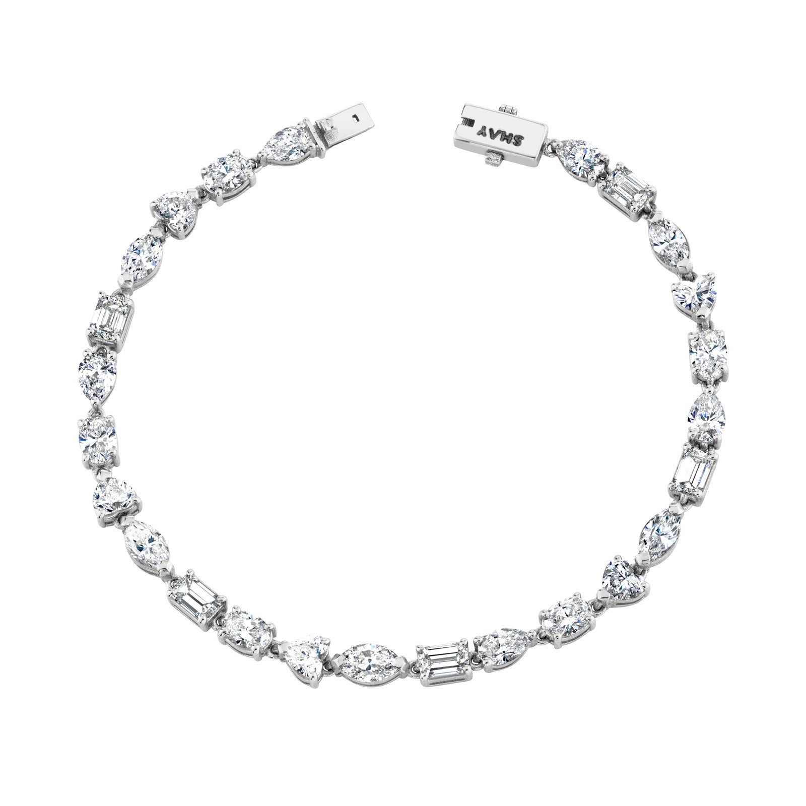 Mini Mixed Diamond Tennis Bracelet