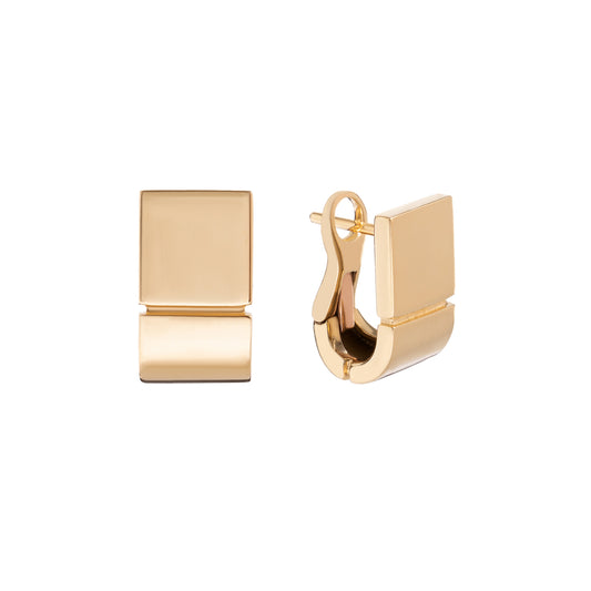 Santos Dumont Plain Earrings - Main Img