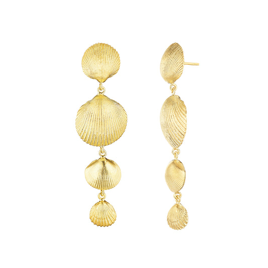 Shell Drop Earrings - Main Img