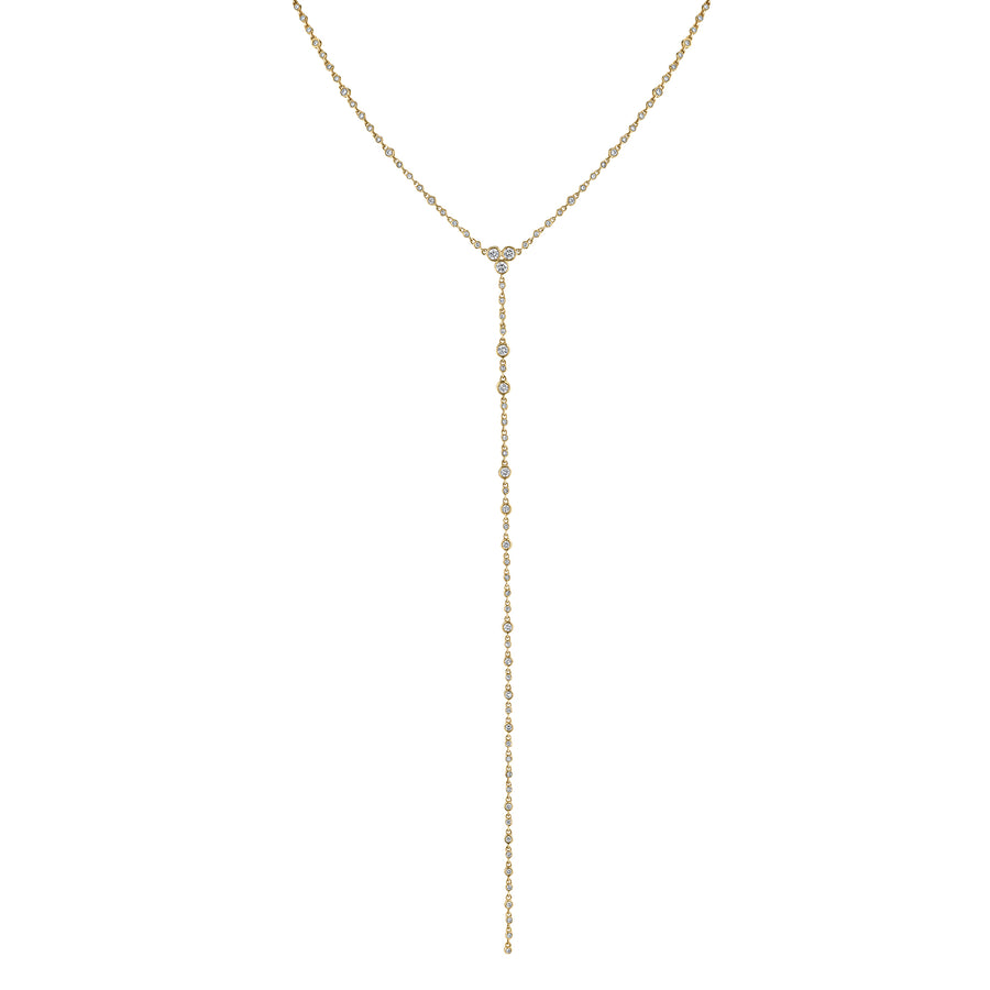 Diamond Infinity Station Y Lariat Necklace