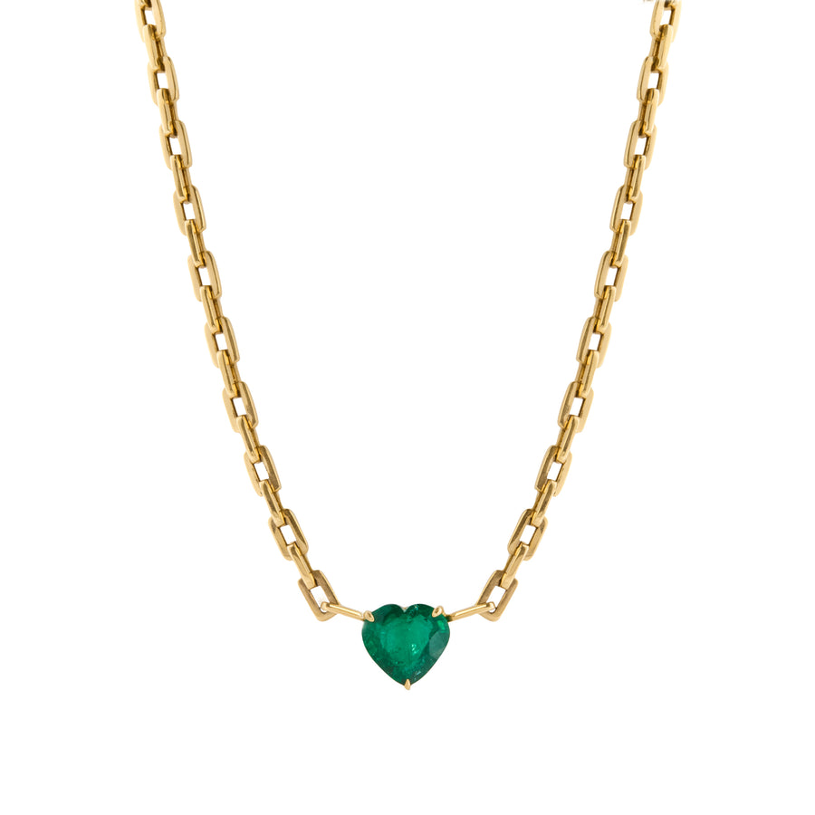 Emerald Heart Mini Deco Link Choker