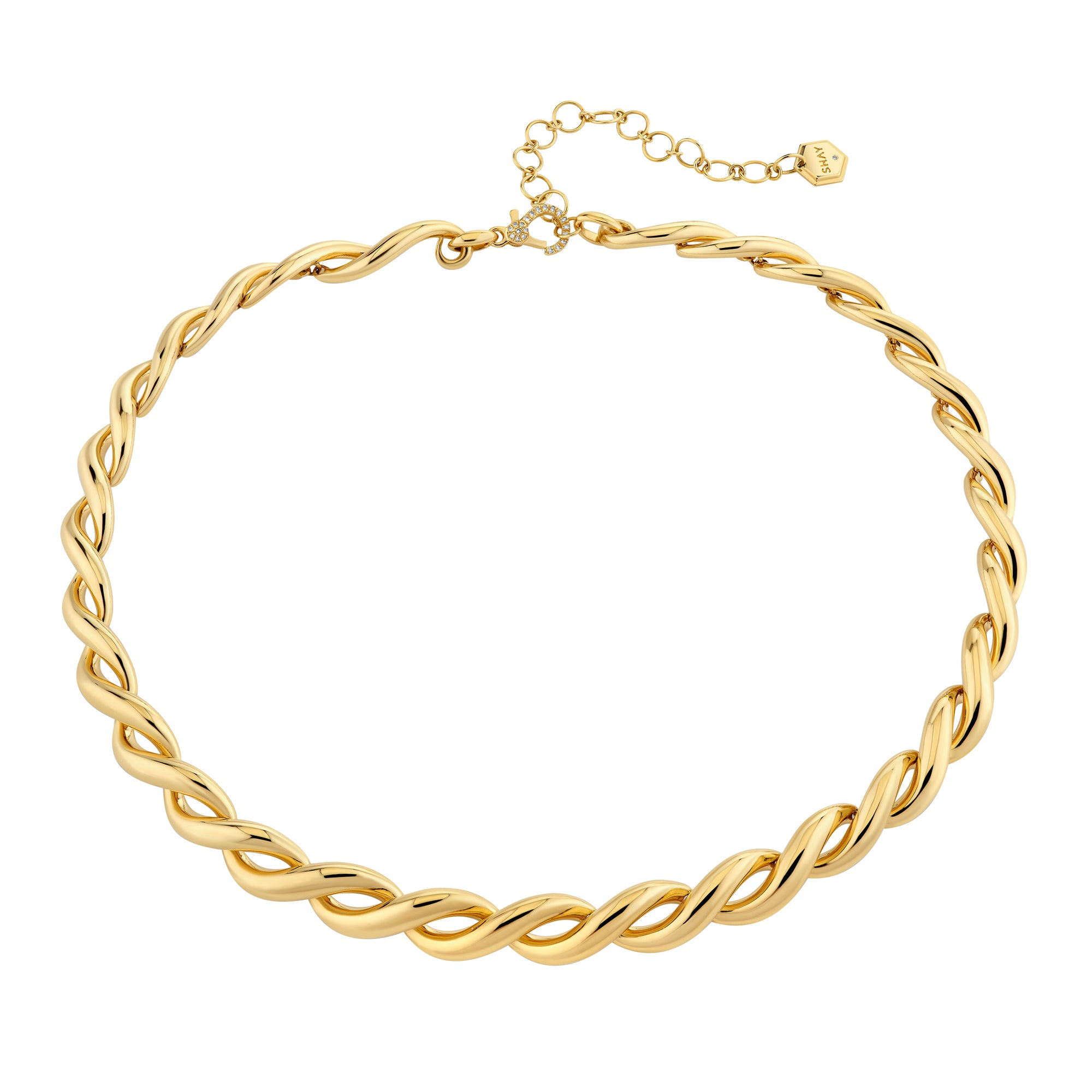 Sculpted Wave Necklace