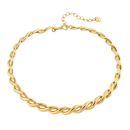 Sculpted Wave Necklace - Main Img