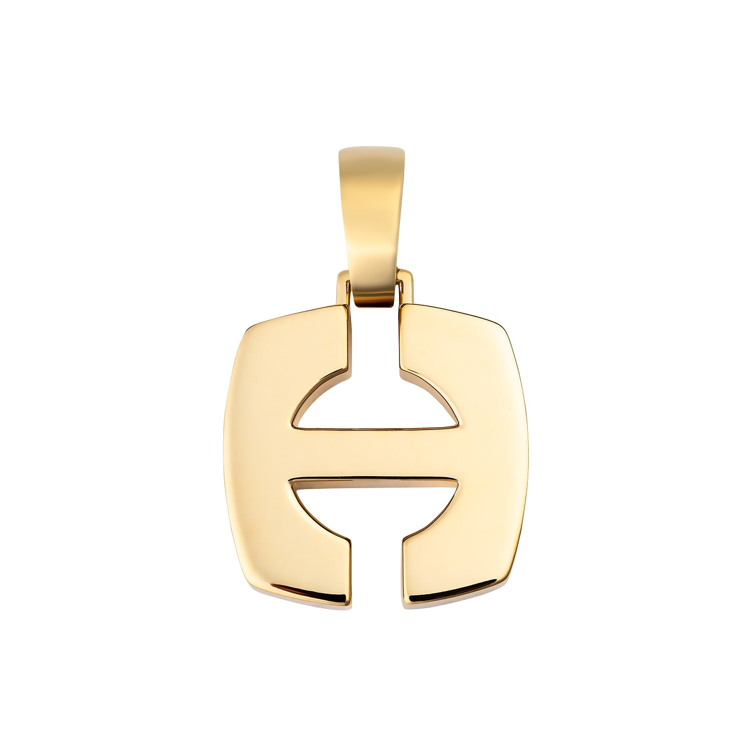 Renato Cipullo Splendente "H" Pendant - Charms & Pendants - Broken English Jewelry