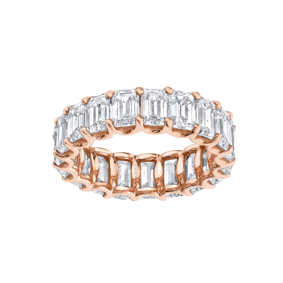SHAY One-Of-A-Kind Eternity Band Ring - Rose Gold - Rings - Broken English Jewelry front view
