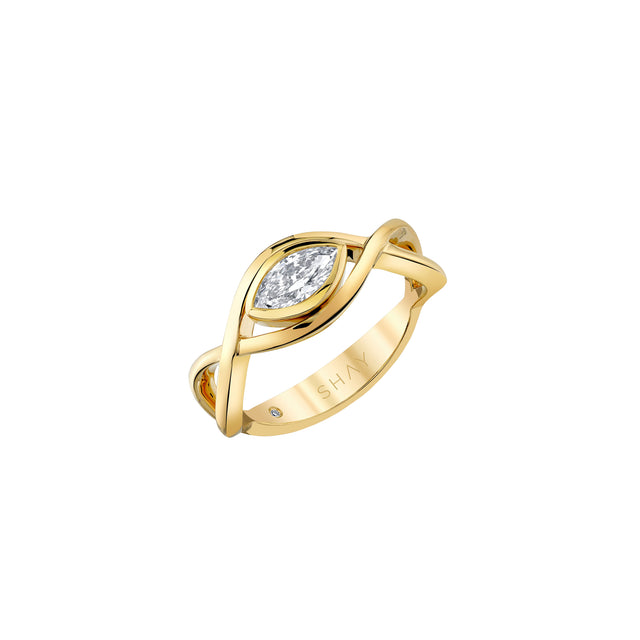 Diamond Marquise Vine Ring