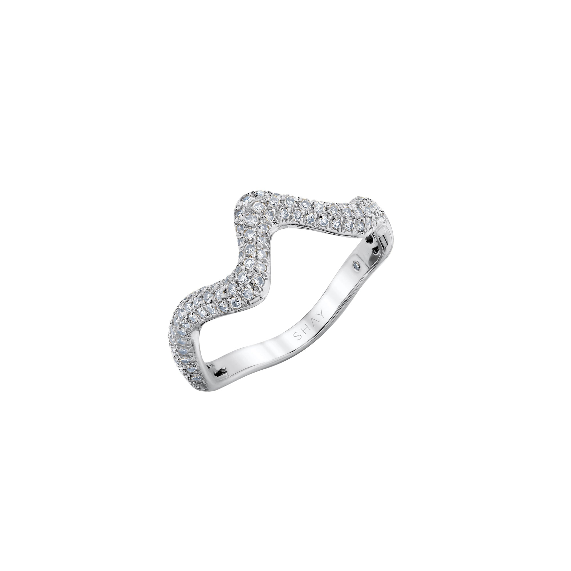 Diamond Wave Ring