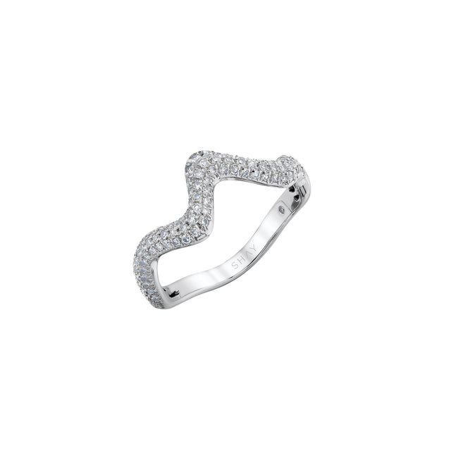 Diamond Wave Ring