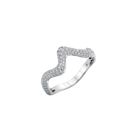 Diamond Wave Ring - Main Img