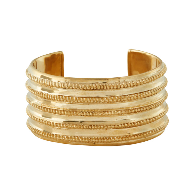 Ariana Boussard-Reifel Balefire Brass Cuff Bracelet front view