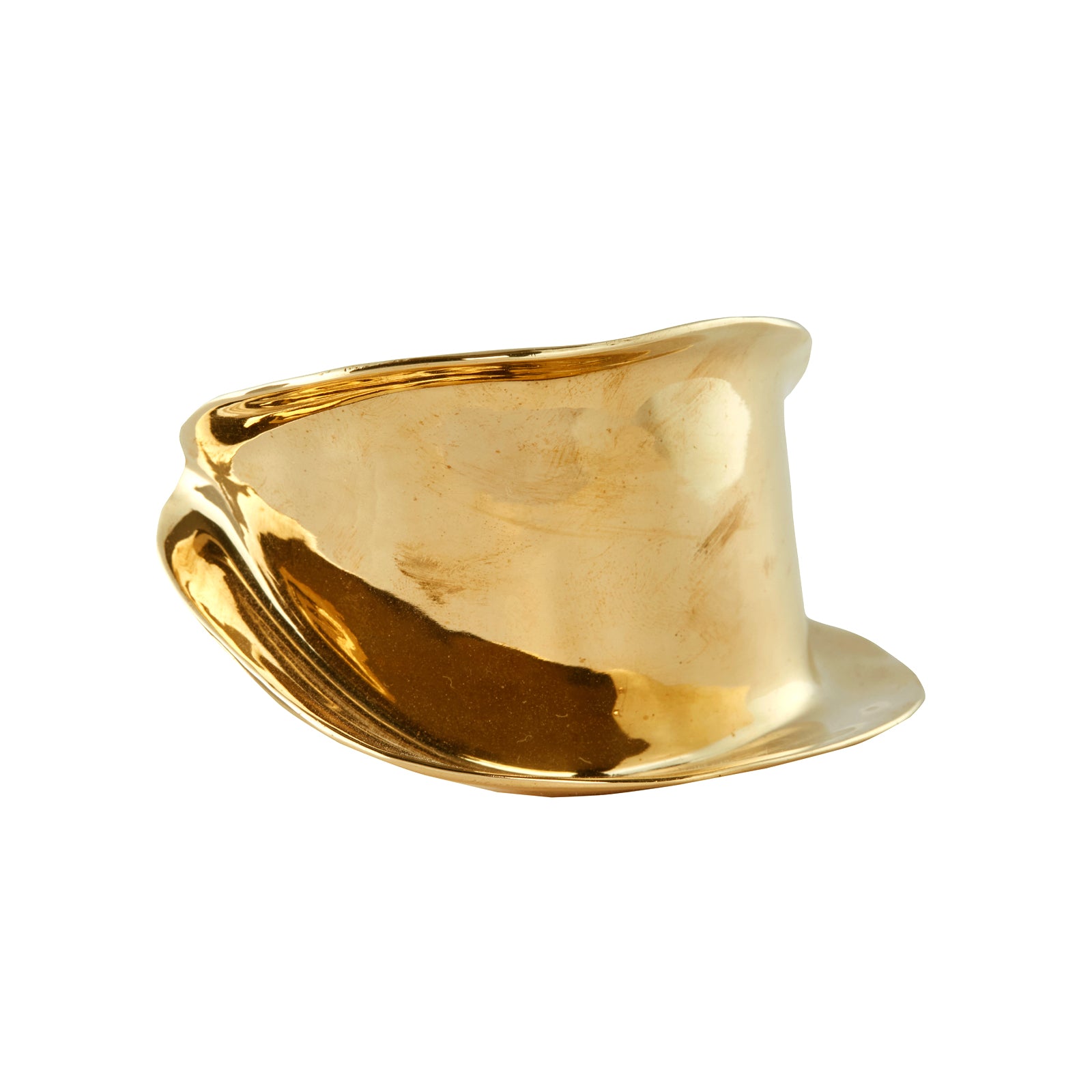 Ariana Boussard-Reifel Pharos Brass Bracelet side view