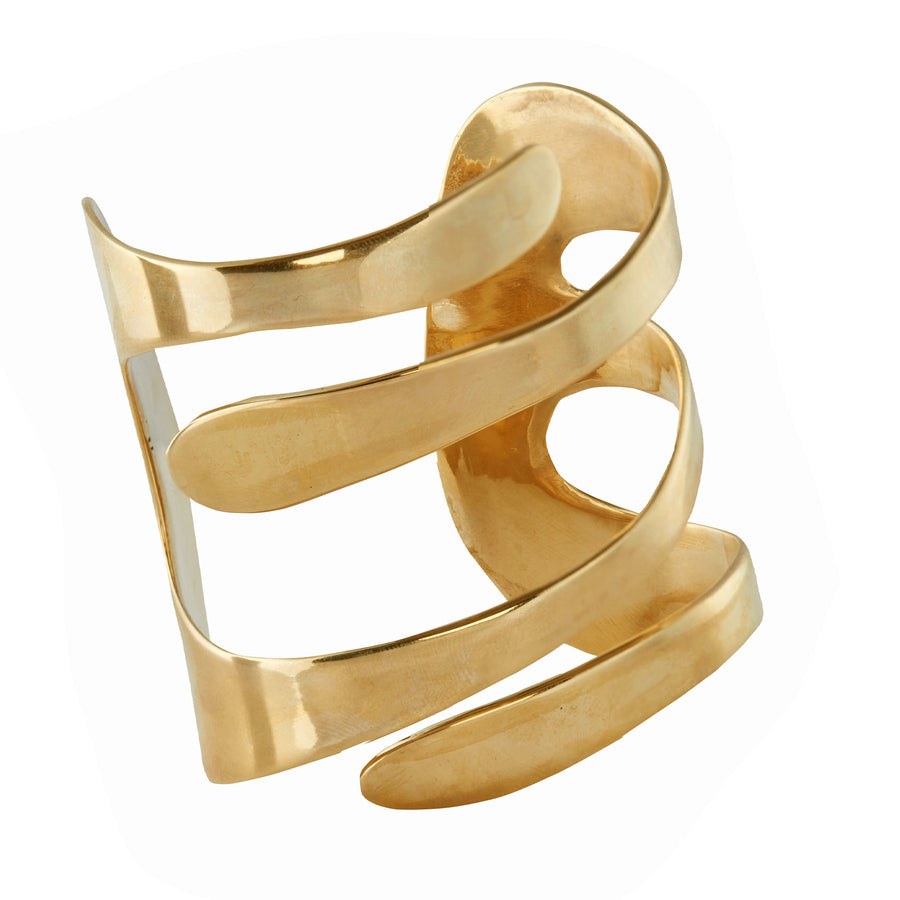 Ariana Boussard-Reifel Ursa Cuff Brass Bracelet angle view