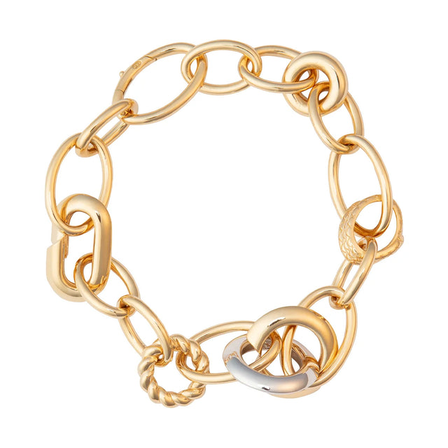 Foundrae Small Menagerie Chain Bracelet  - Bracelets - Broken English Jewelry top view