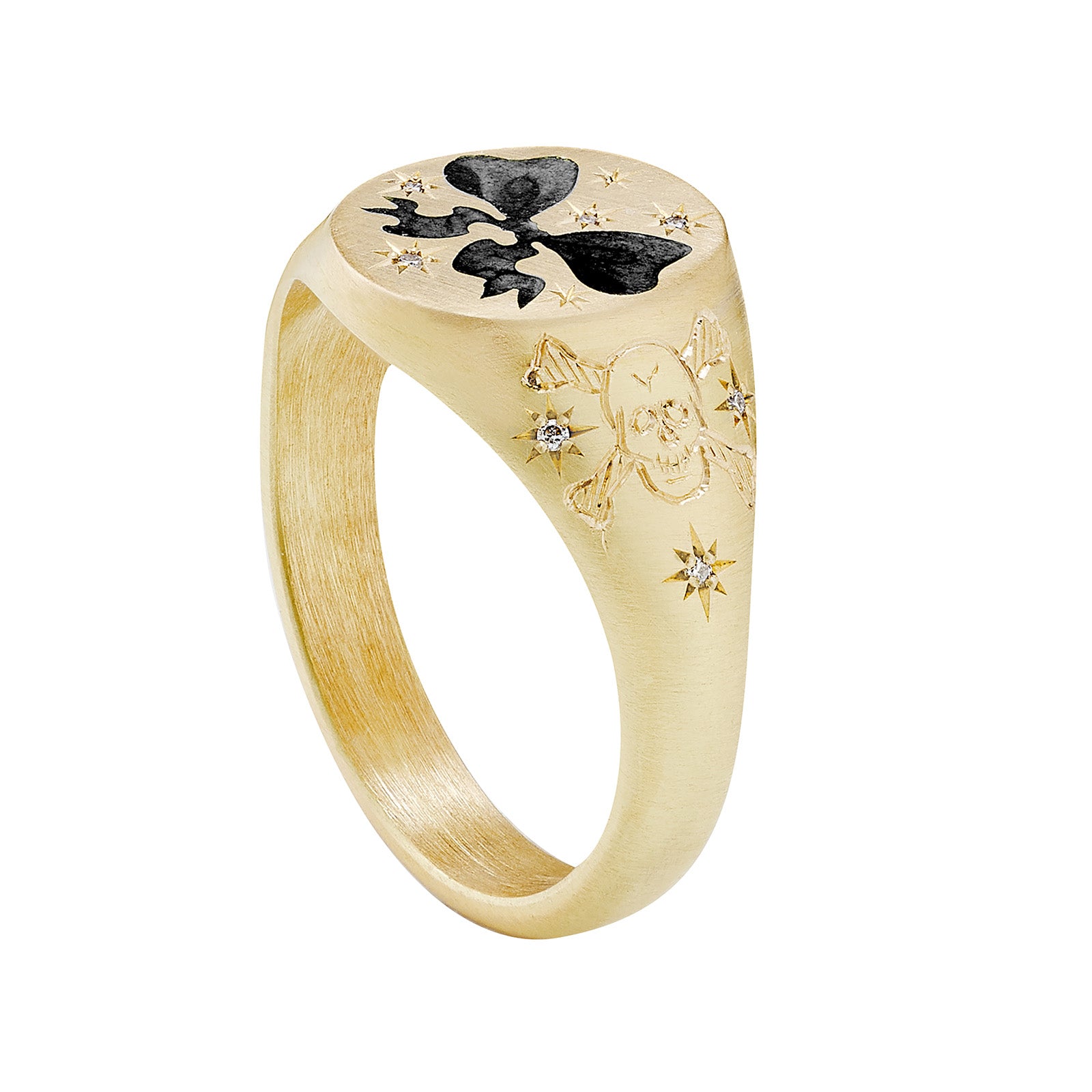 Cece Til Death Do Us Part Ring - Rings - Broken English Jewelry side view