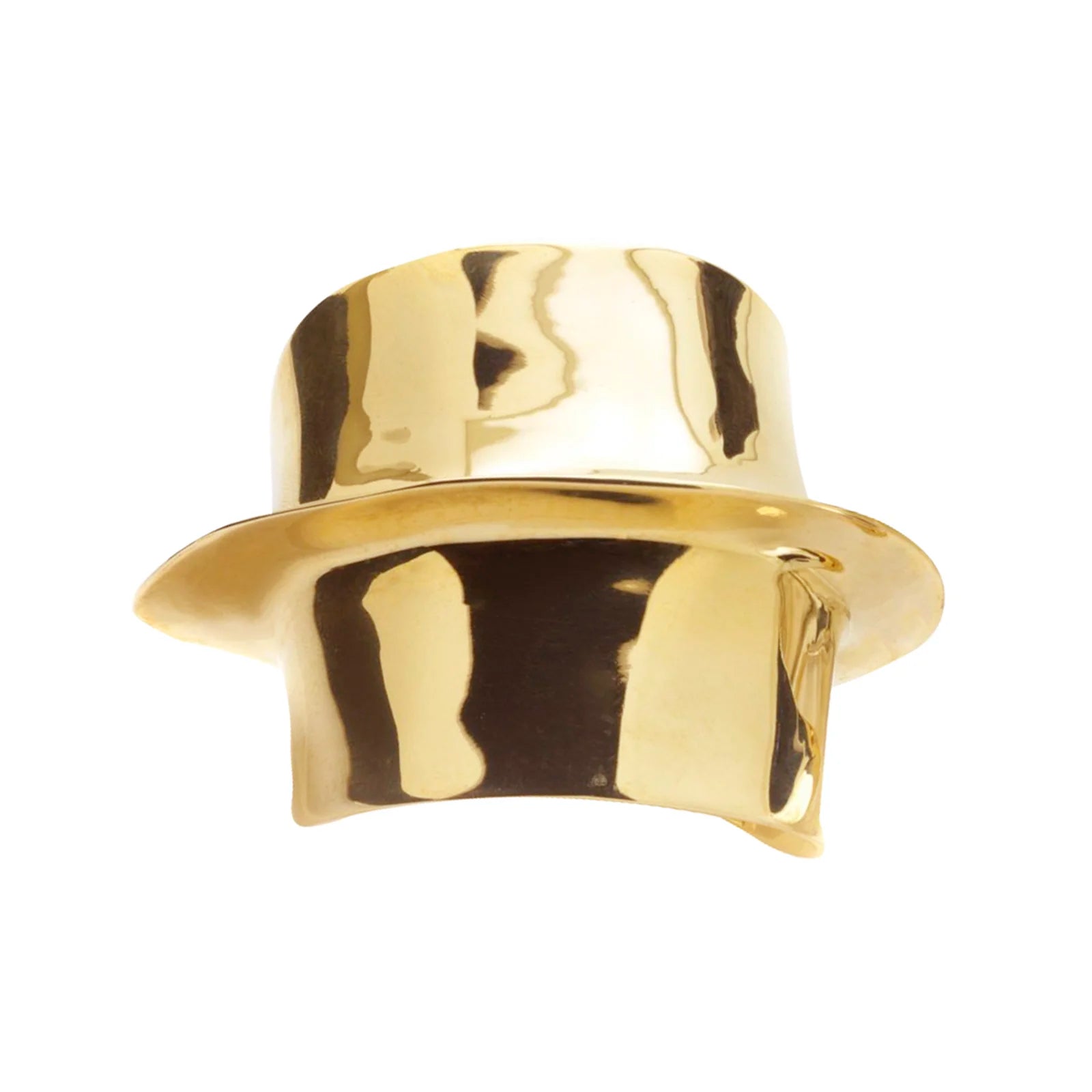 Ariana Boussard-Reifel Teton Cuff - Brass front view