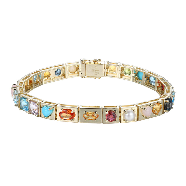 Multi Gemstones Leggo Bracelet