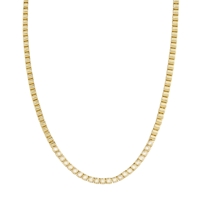 Diamond Tubbo Tennis Necklace