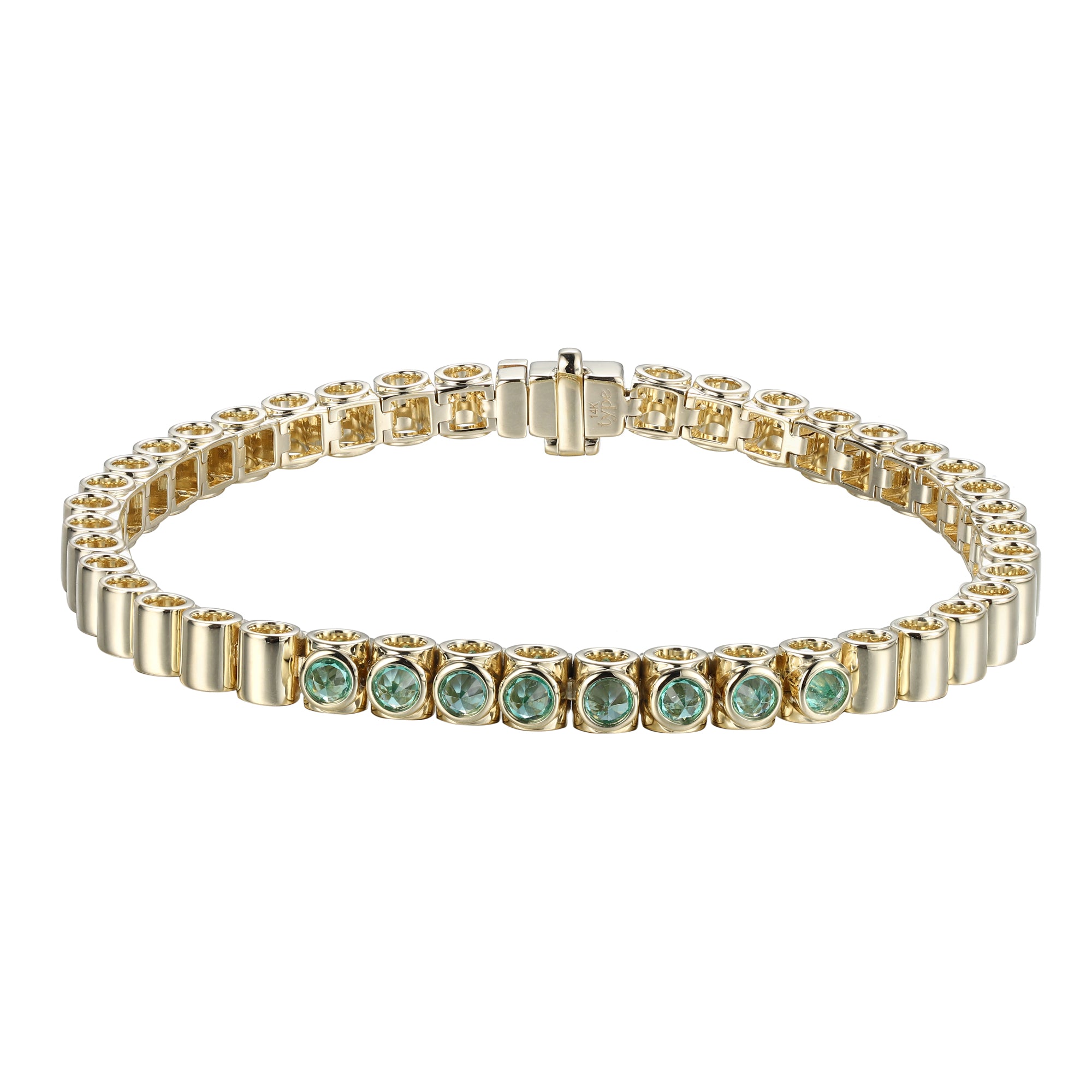 Emerald Tubbo Tennis Bracelet